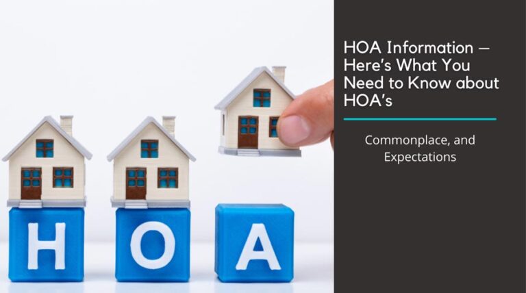 HOA Information: What You Need To Know About HOA’s - Management One ...